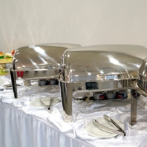 Chafing dishes and other food service equipment rentals.