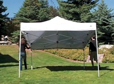 Po-up  canopy tents are the perfect choice for small tailgate parties.