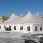Winter party tent rental in Milwaukee