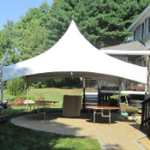 20 by 20 free-standing tent rental