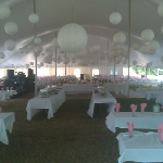 Wedding tent rental in Lake Mills, Wisconsin